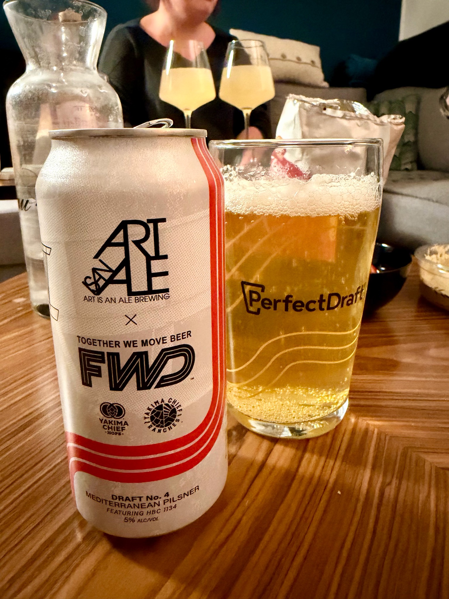 FWD DRAFT NO. 4 MEDITERRANEAN PILSNER, Art Is An Ale Brewing