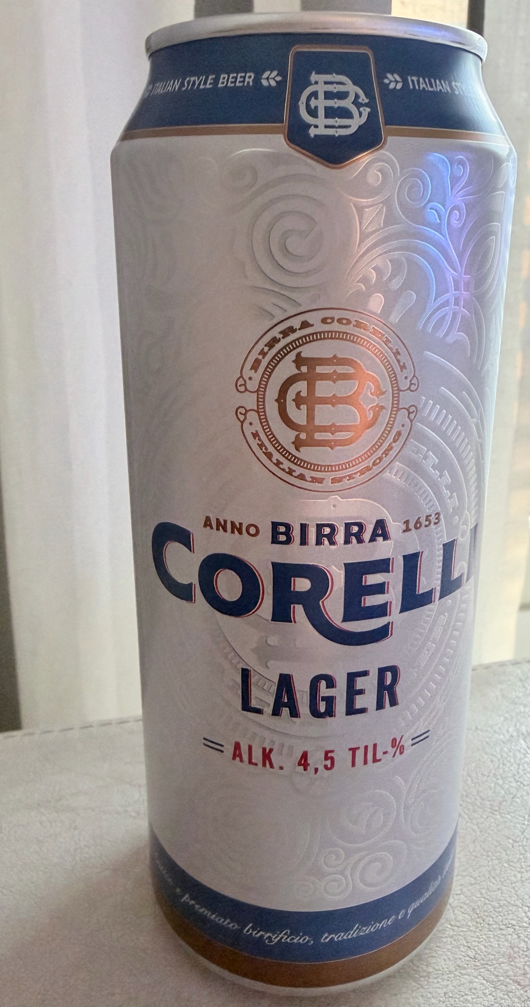 Birra Corelli Lager, Spain
