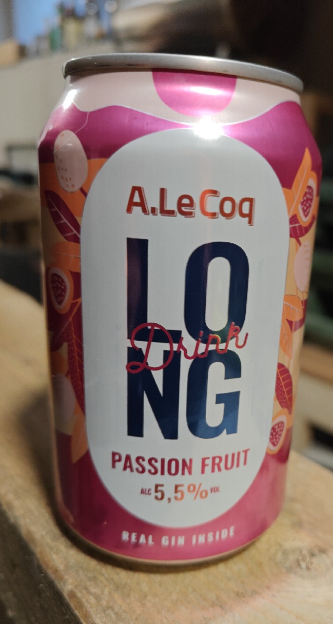 Long drink passion fruit, Estonia