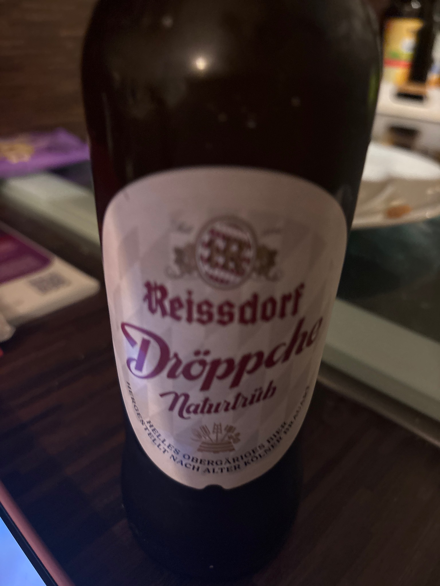 Reissdorf Dröppche Naturtrüb, Privat-Brauerei Heinrich Reissdorf