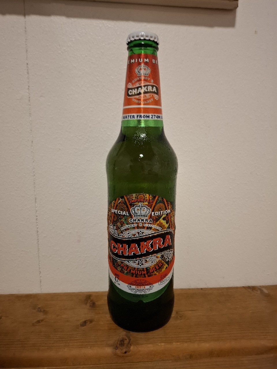 Chakra Premium Beer, India