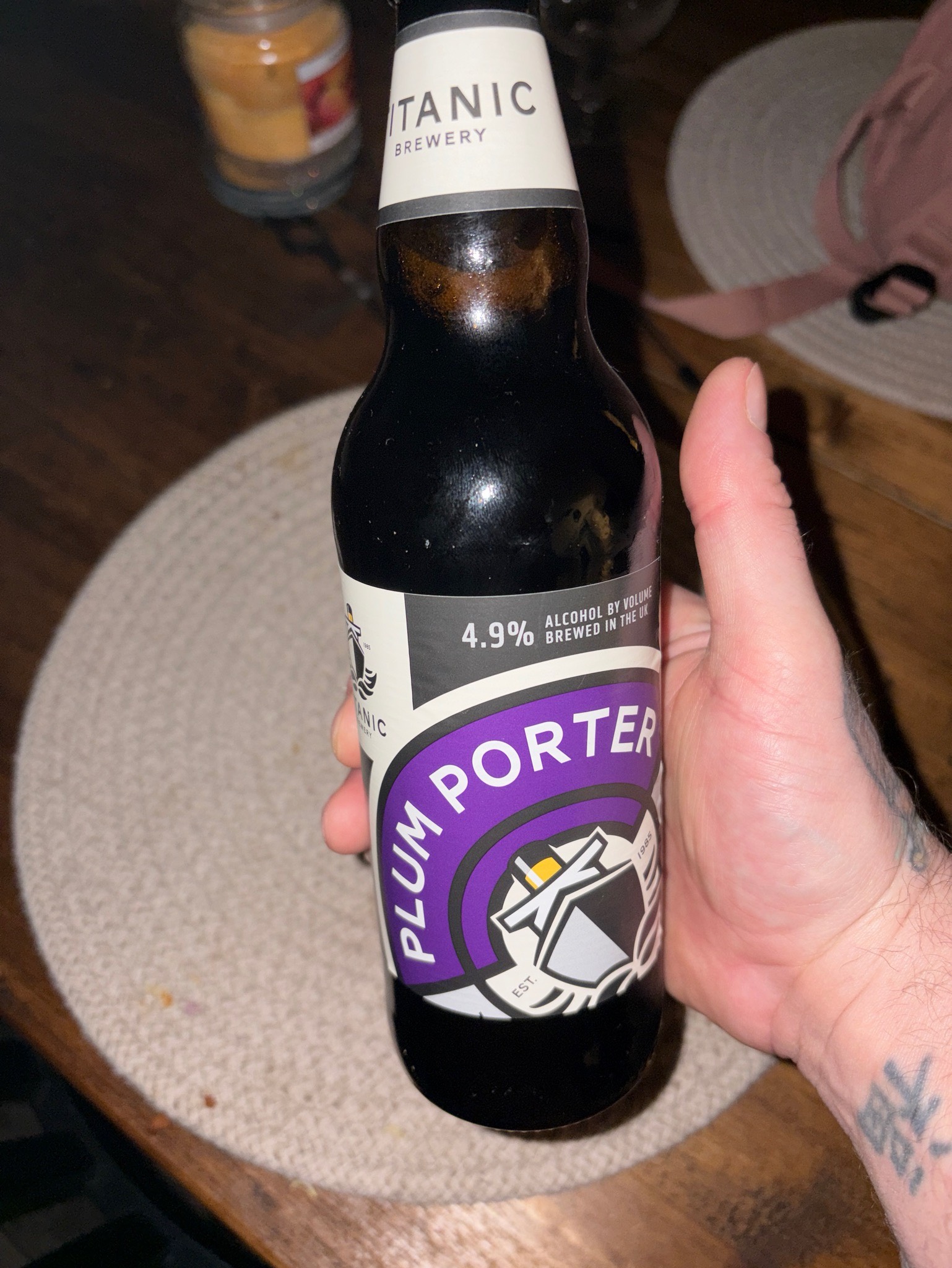Plum Porter, Titanic Brewery