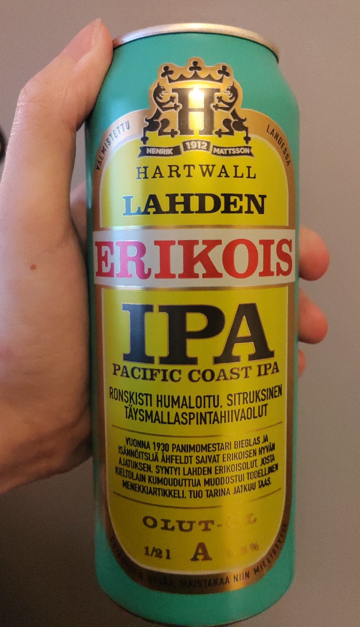 Lahden Erikois Pacific Coast IPA, Finland