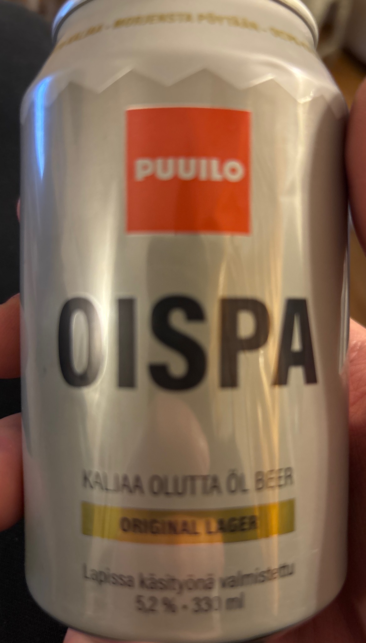 Oispa Original Lager, Finland