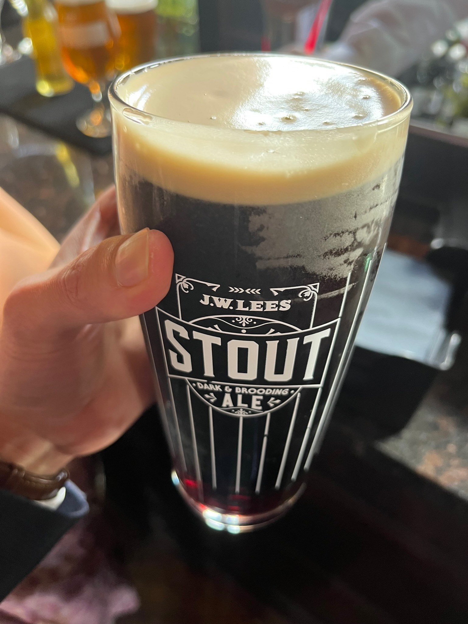 Jw Lees Stout, J.W. Lees Brewery