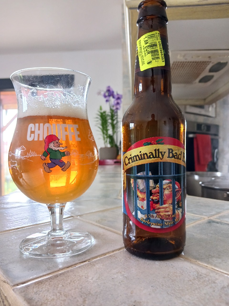Criminally Bad Elf 8.5%, Ridgeway Brewing