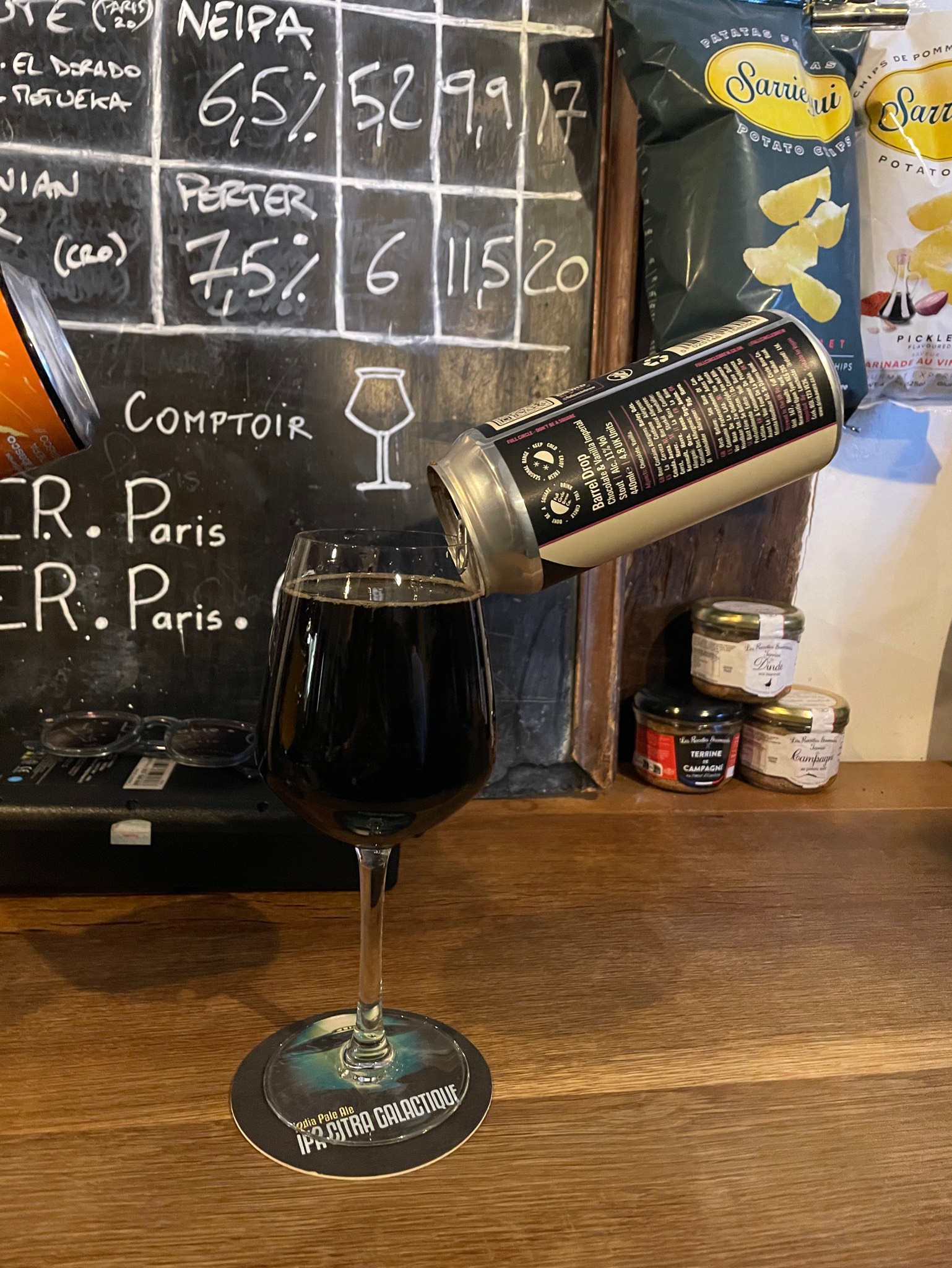 Barrel drop, Full Circle Brew Co.