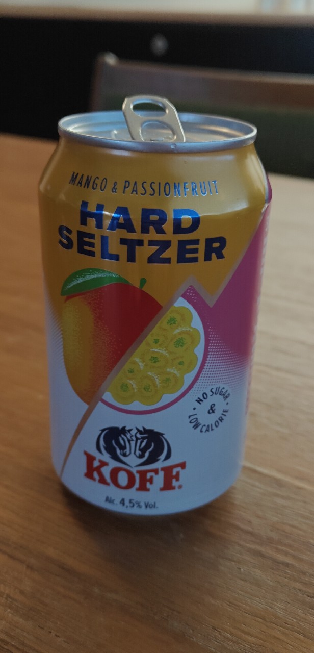 KOFF Hard Seltzer Mango-Passionfruit, Finland