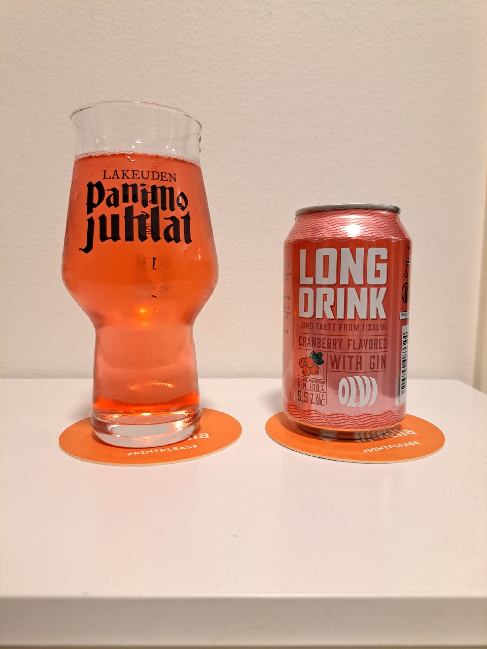 OLVI Long Drink Cranberry, Finland