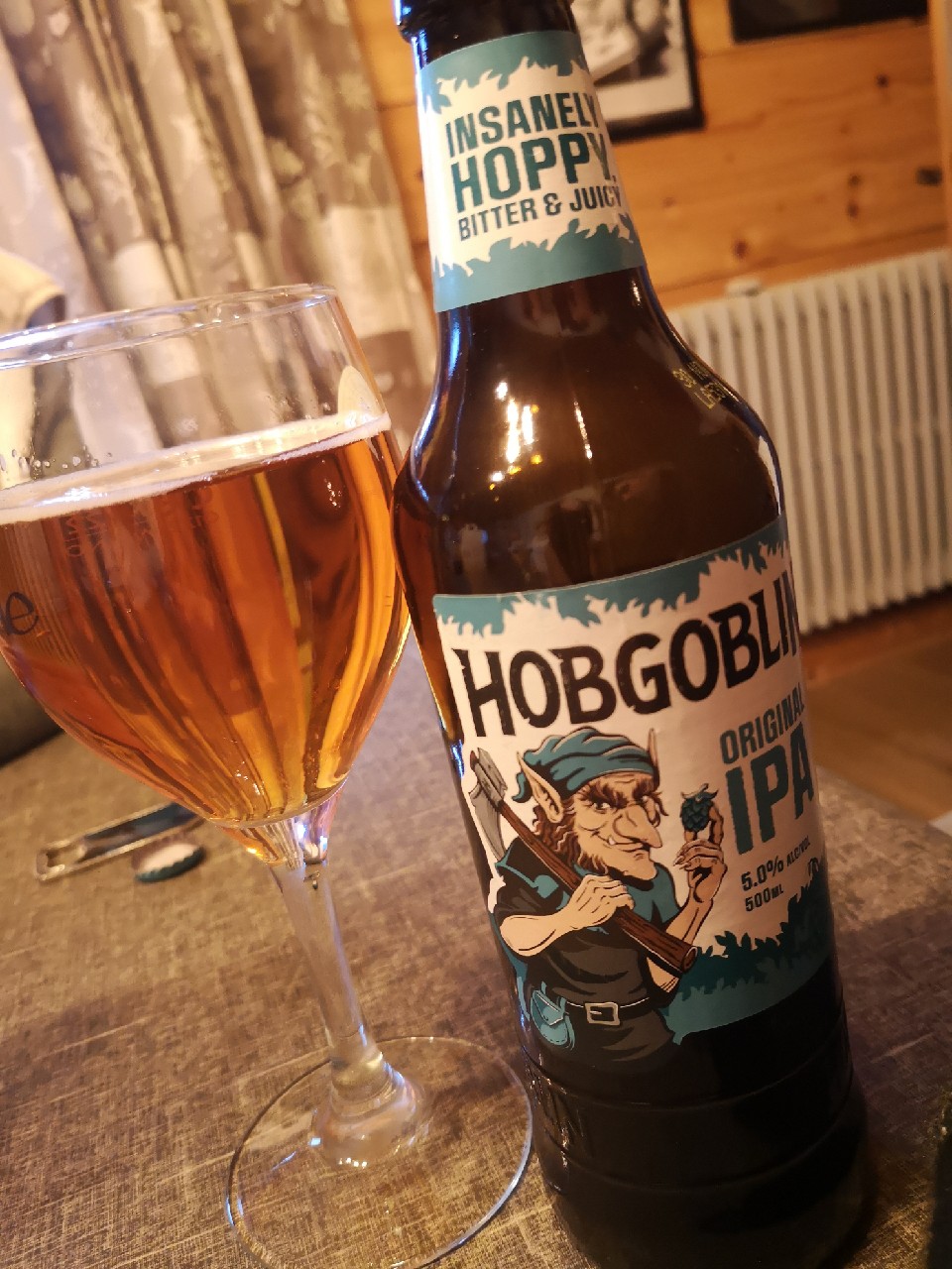 Hobgoblin IPA, Wychwood Brewery (Marston's Brewery)