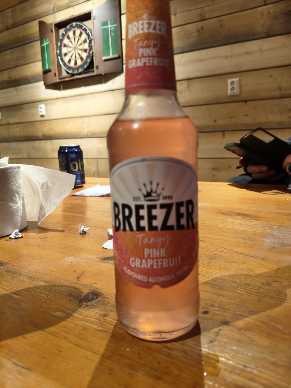 Breezer pink grapefruit, Bacardi
