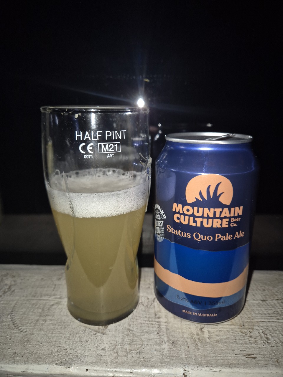 Status Quo Pale Ale, Mountain Culture Beer Co.