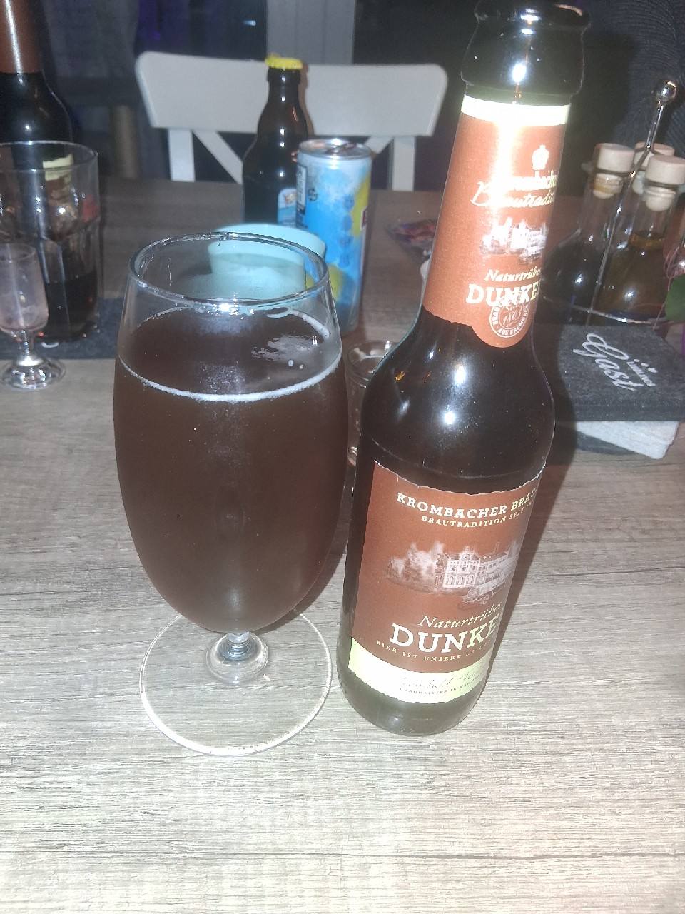 Krombacher Naturtrübes Dunkel, Krombacher Brauerei