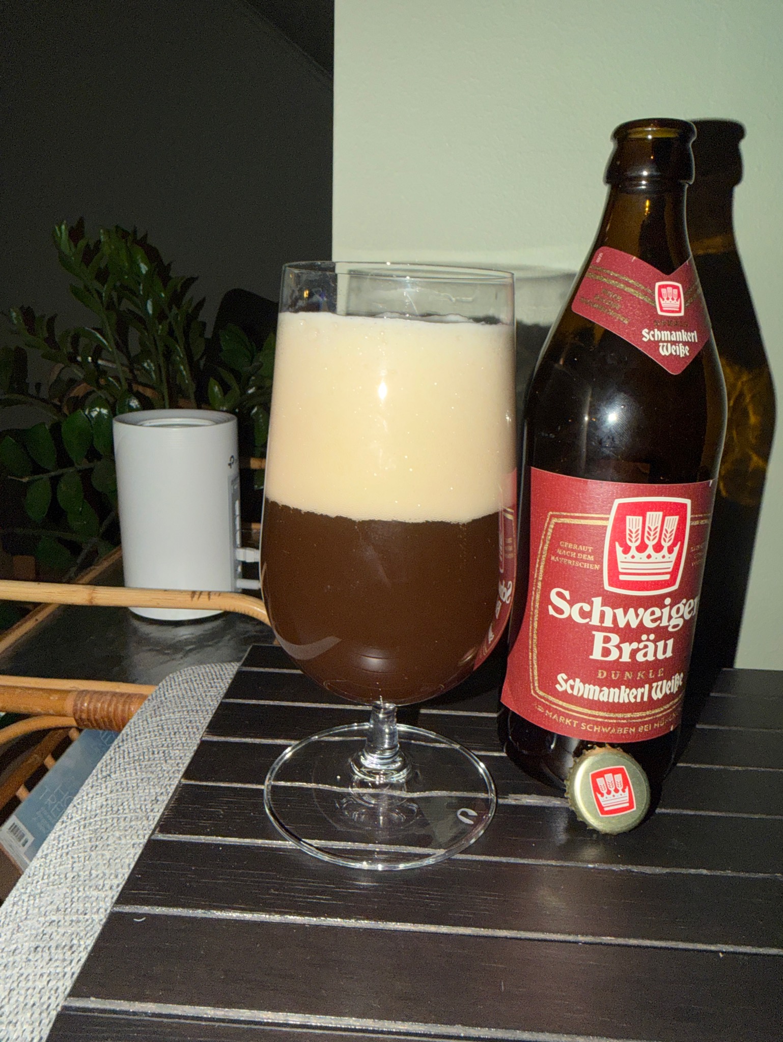 Dunkle Schmankerl Weisse, Privatbrauerei Schweiger