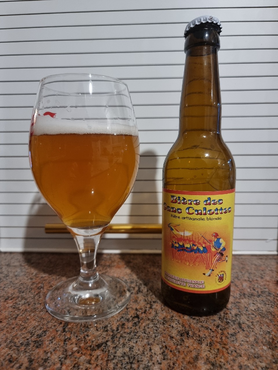 Bière Des Sans Culottes Blonde, Brasserie La Choulette