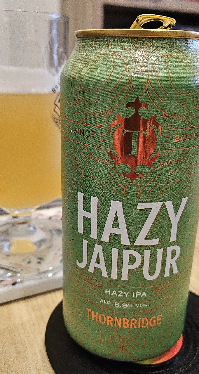 Hazy Jaipur, Thornbridge Brewery