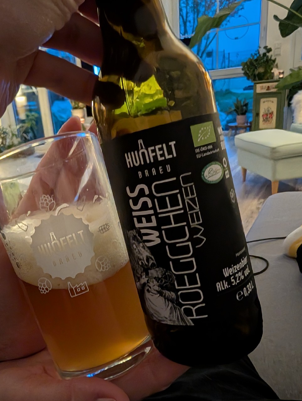 Weissroeggchen Weizen, Hunfelt Braeu