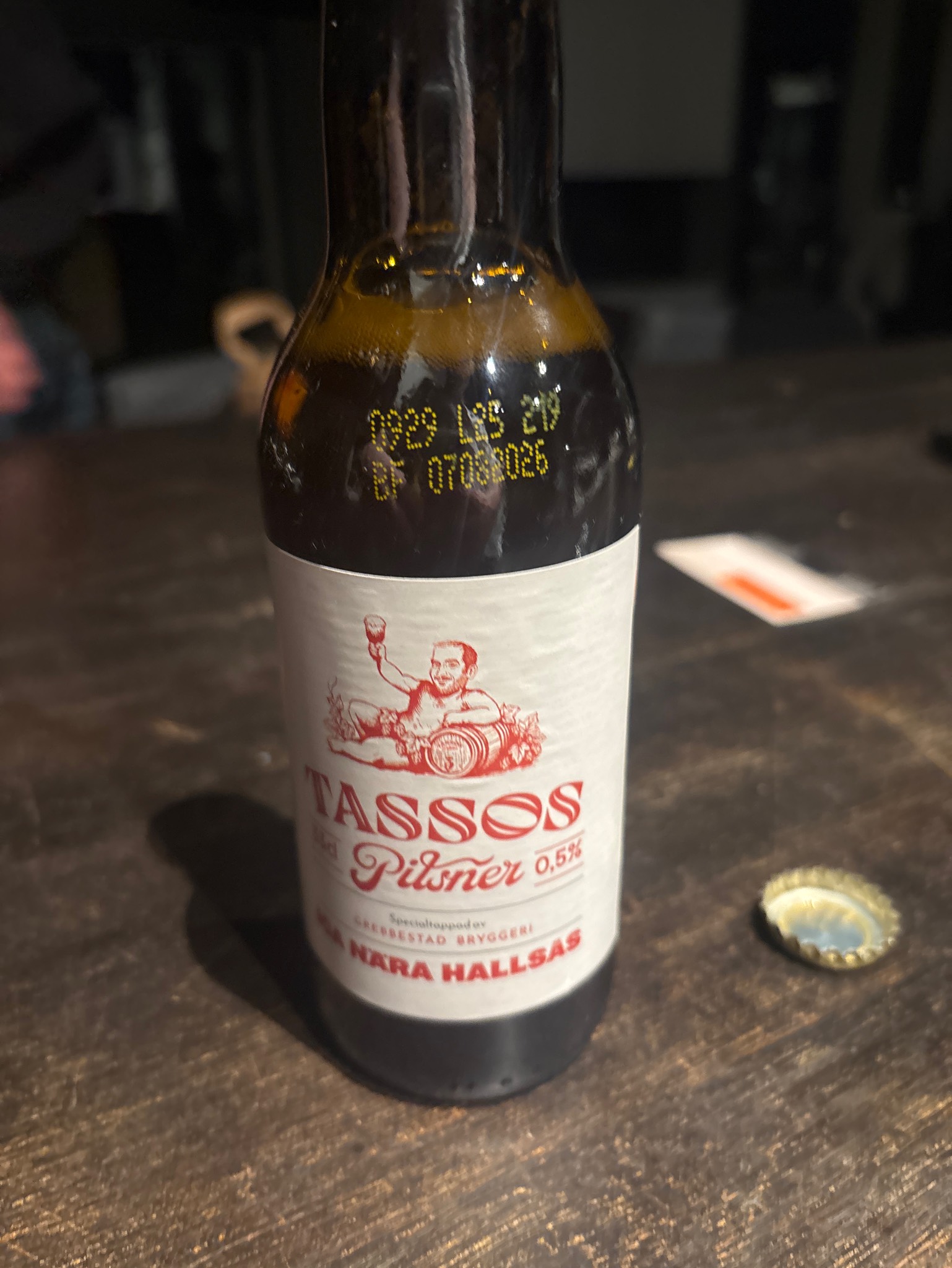 Tassos pilsner, Grebbestad Bryggeri