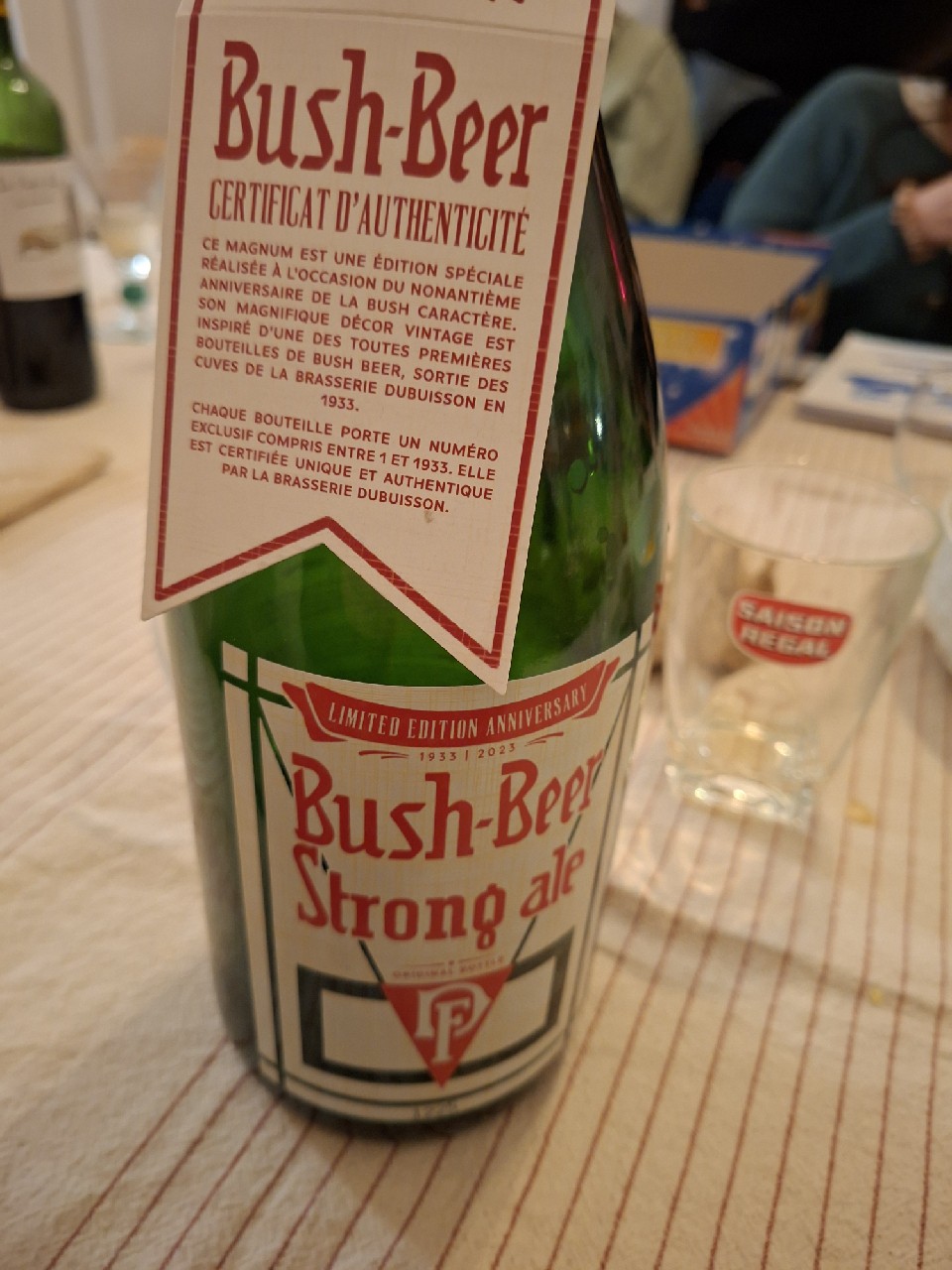 Bush Beer Strong Ale, Belgium