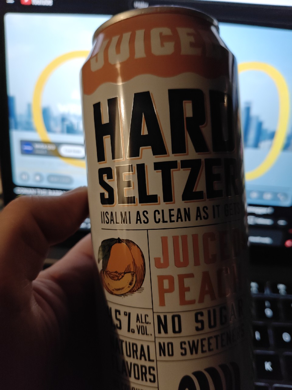 Hard Seltzer Juiced Peach, Finland