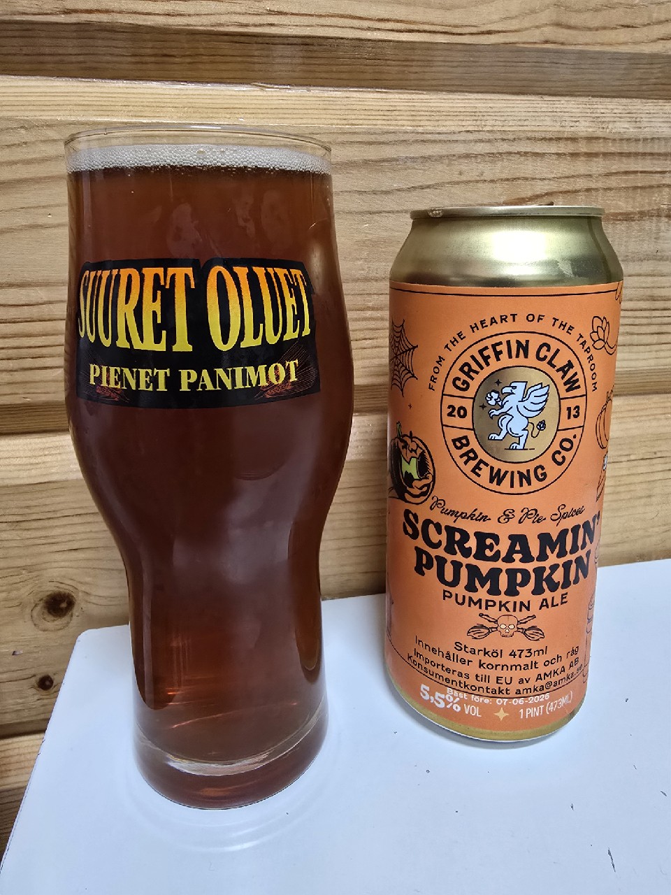 Screamin' - Pumpkin Ale, Griffin Claw Brewing Company