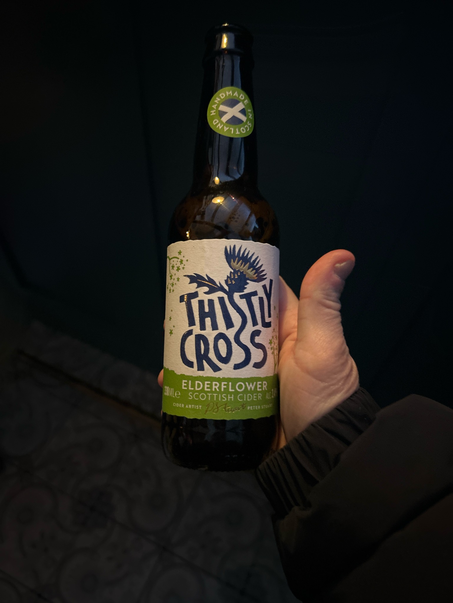 Thistly Cross Real Elderflower, Thistly Cross Cider