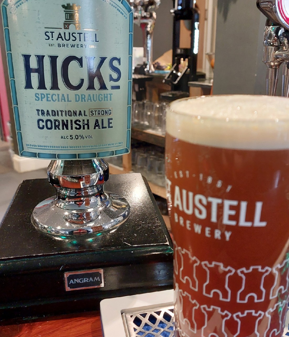 Hicks Special Draught HSD, St Austell Brewery