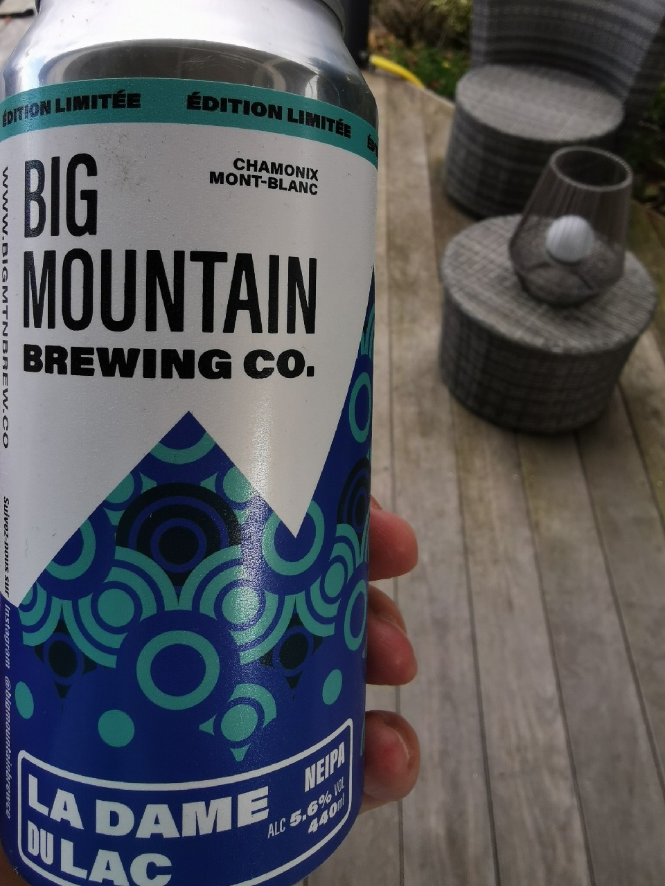 La dame du lac, Big Mountain Brewing Co.