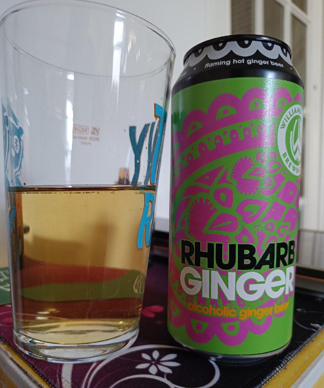 rhubarb ginger, Williams Bros. Brewing Co.