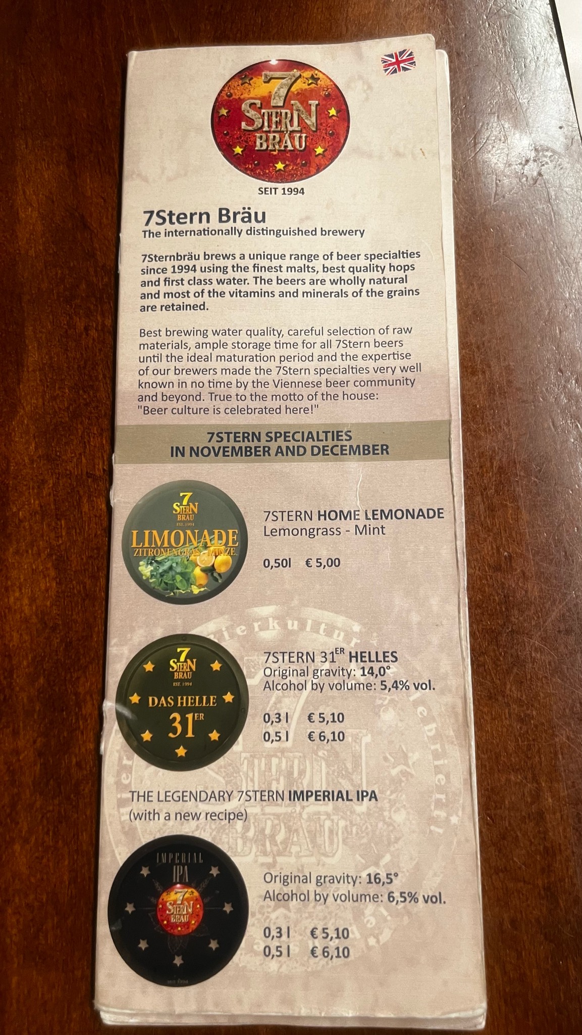 7Stern Wiener Helles, 7 Stern Bräu