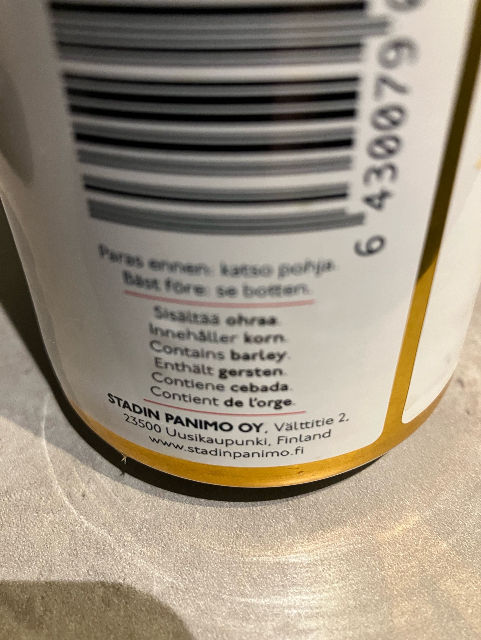 Stadin Mosaical Lager, Finland