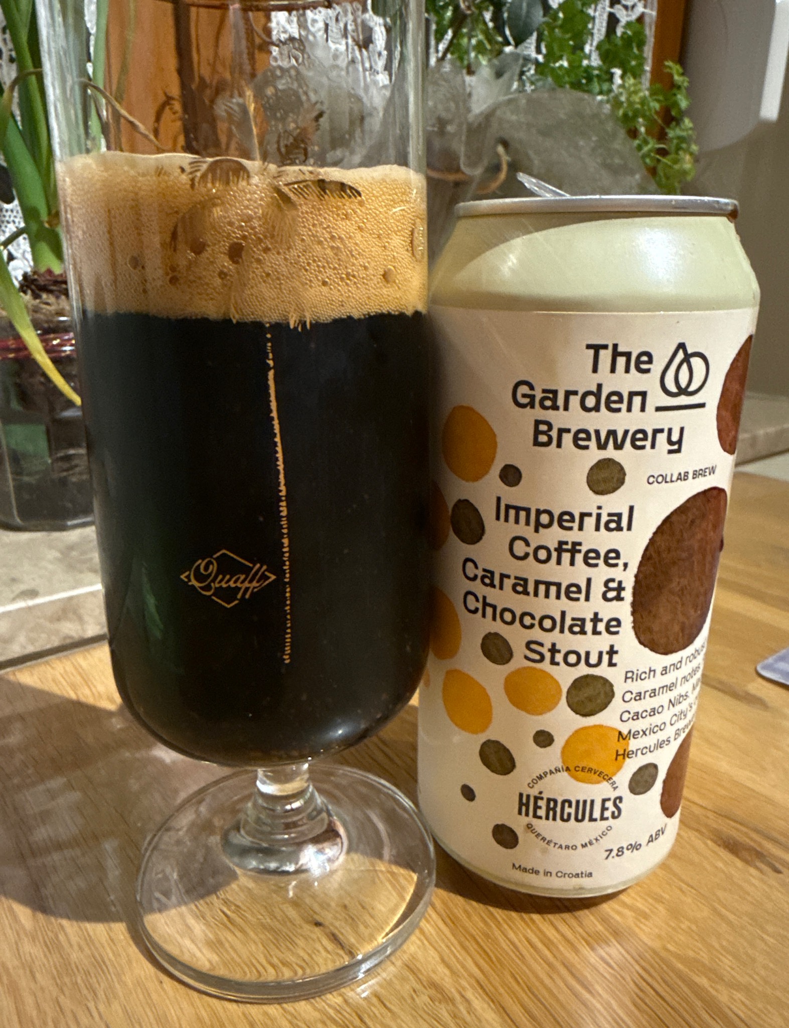 Imperial Coffee, Caramel & Chocolate Stout, The Garden Brewery