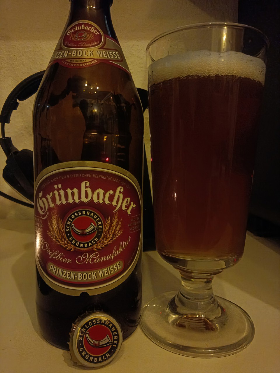 Grünbacher Prinzen-Bock Weisse, Schlossbrauerei Grünbach