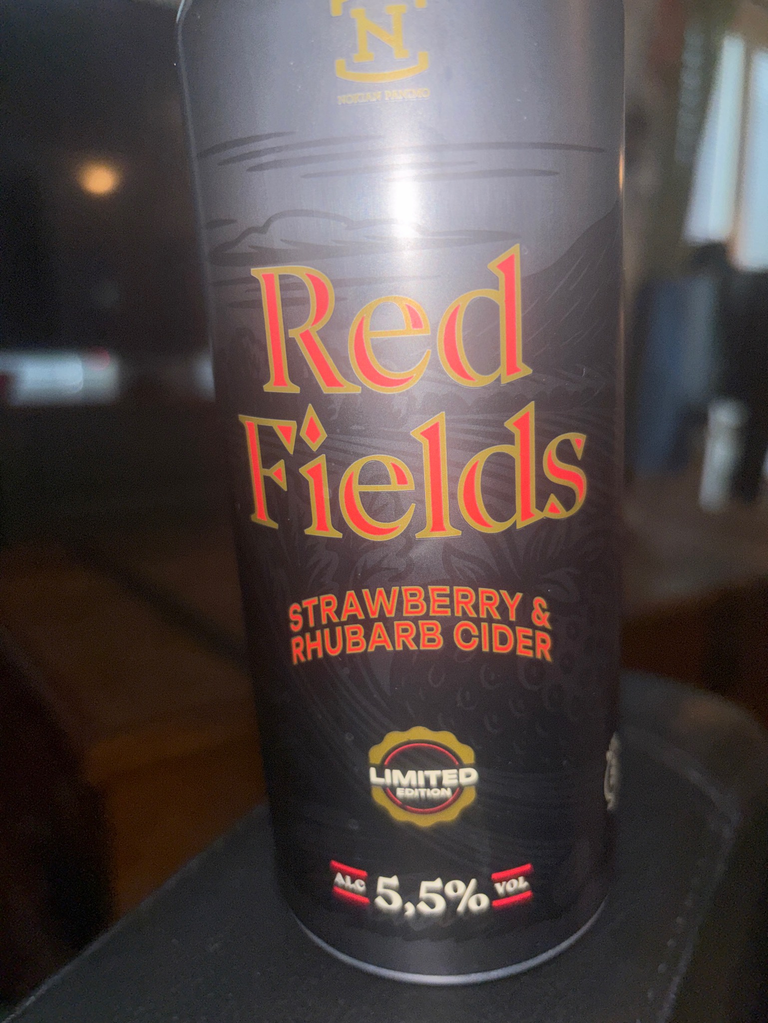 Red Fields Strawberry & Rhubarb Cider, Finland