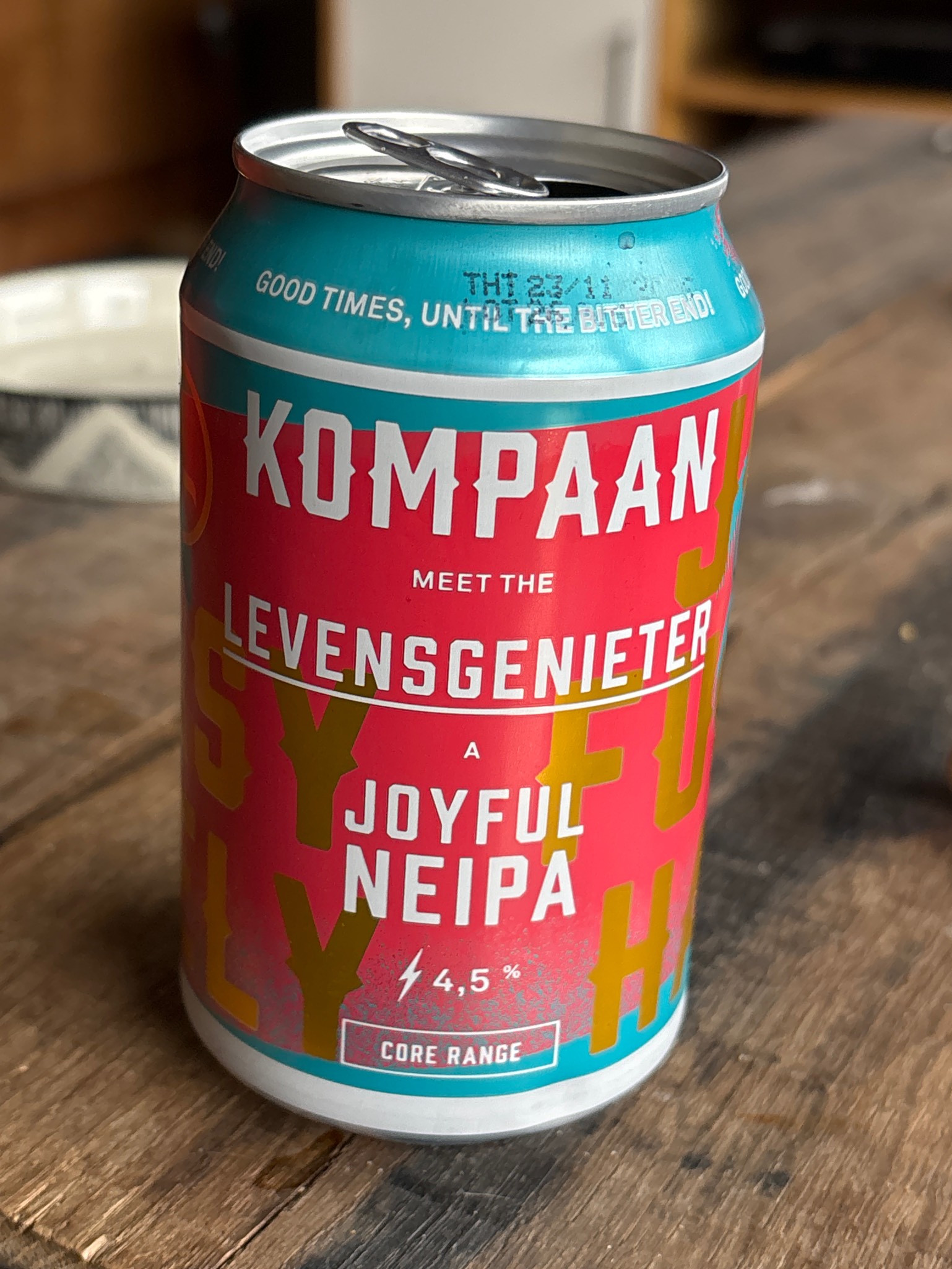 Levensgenieters, Kompaan
