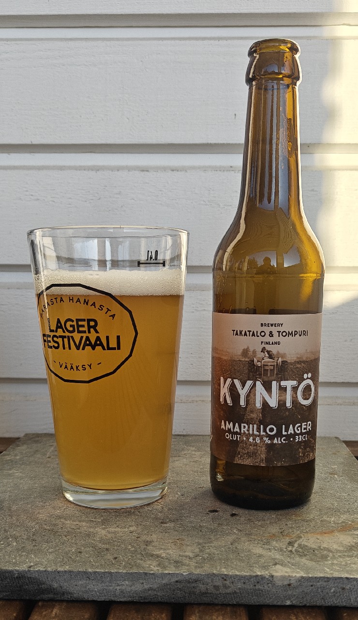 Kyntö Amarillo Lager, Takatalo & Tompuri Brewery