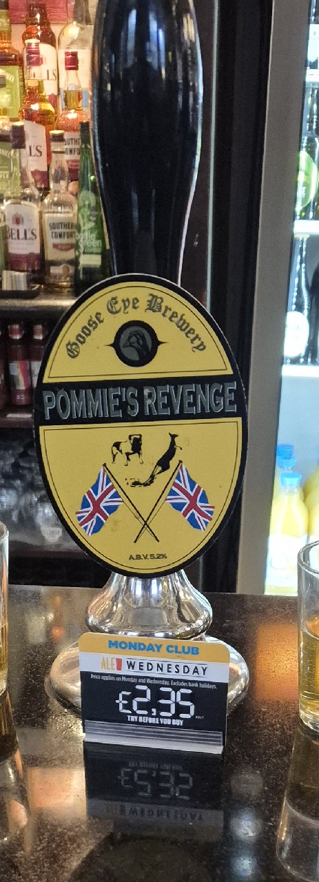 Pommie's Revenge, Goose Eye Brewery