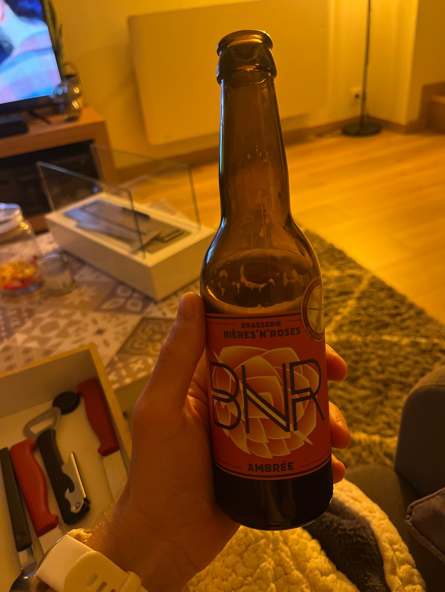 BNR Ambrée, Brasserie BNR - Bières'N'Roses - FL Brasserie