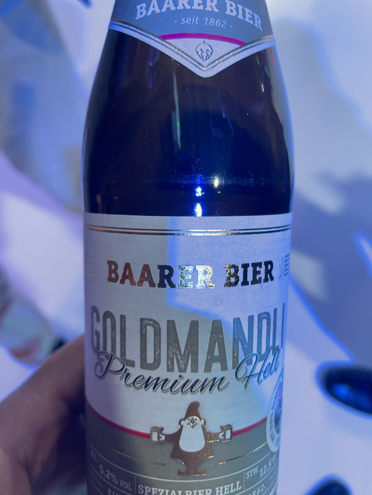 Goldmandli Premium Hell, Brauerei Baar
