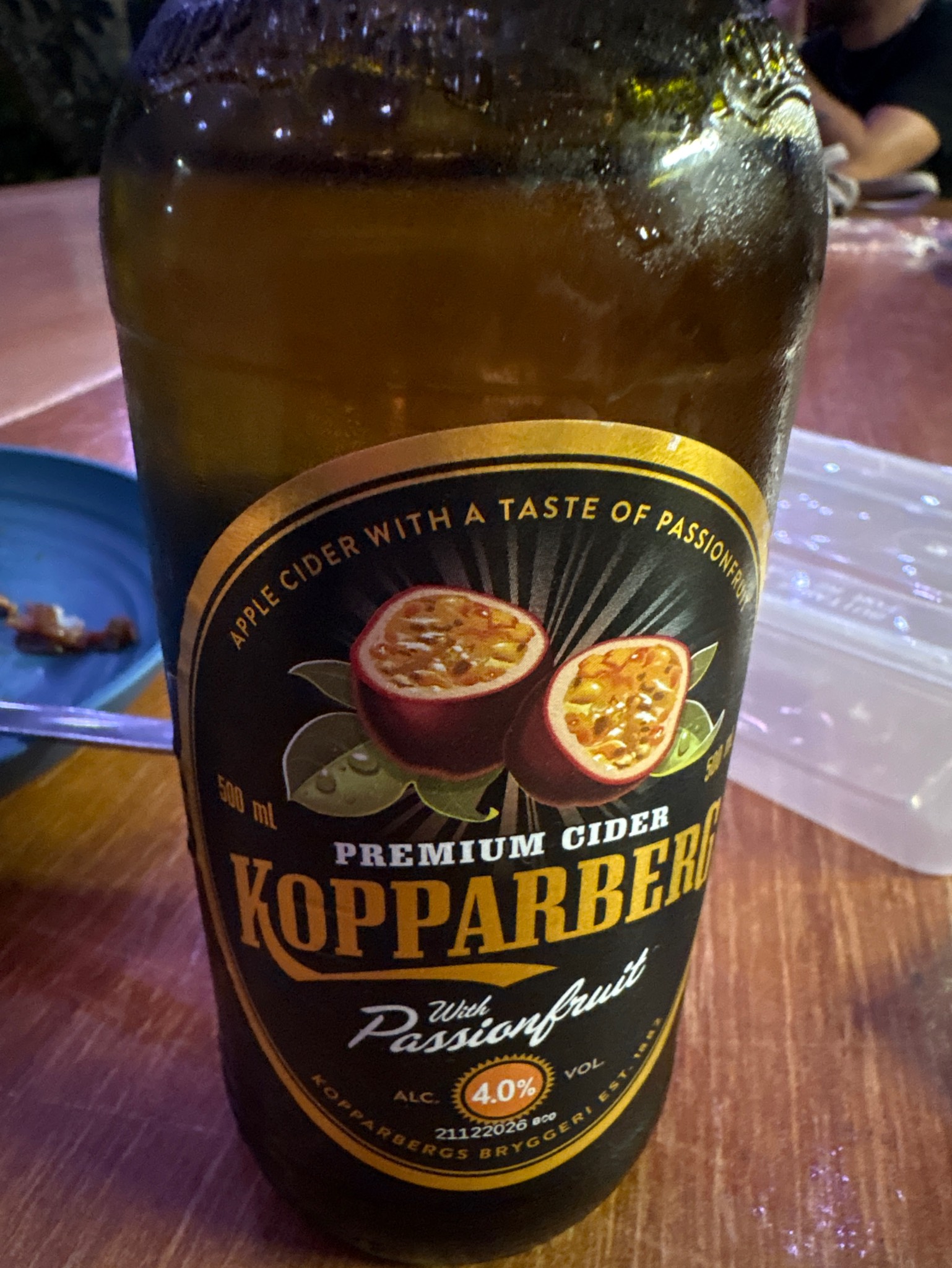 Kopparberg with Passionfruit, Sweden