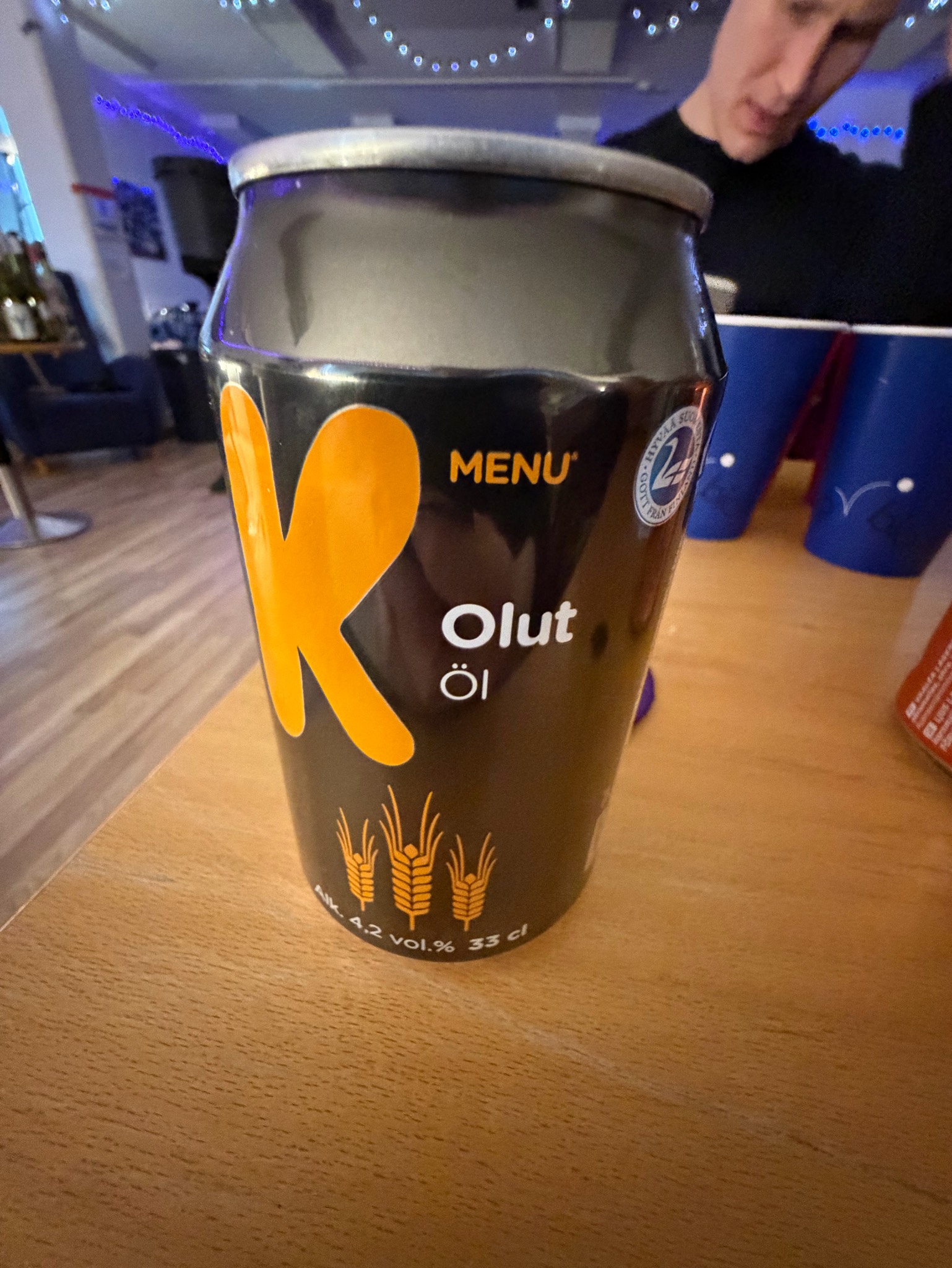 K-Menu Lager Olut 4.2%, Finland