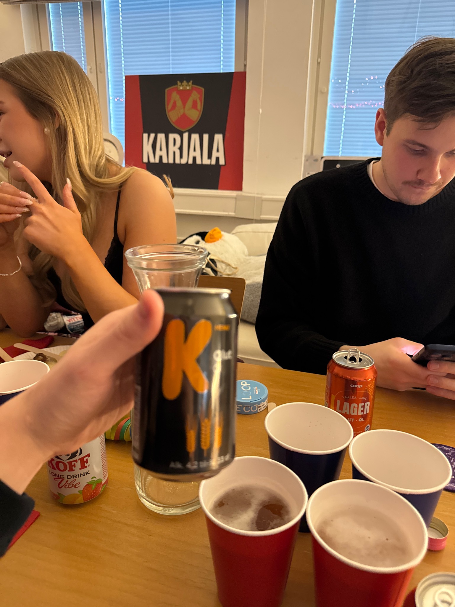 K-Menu Lager Olut 4.2%, Finland