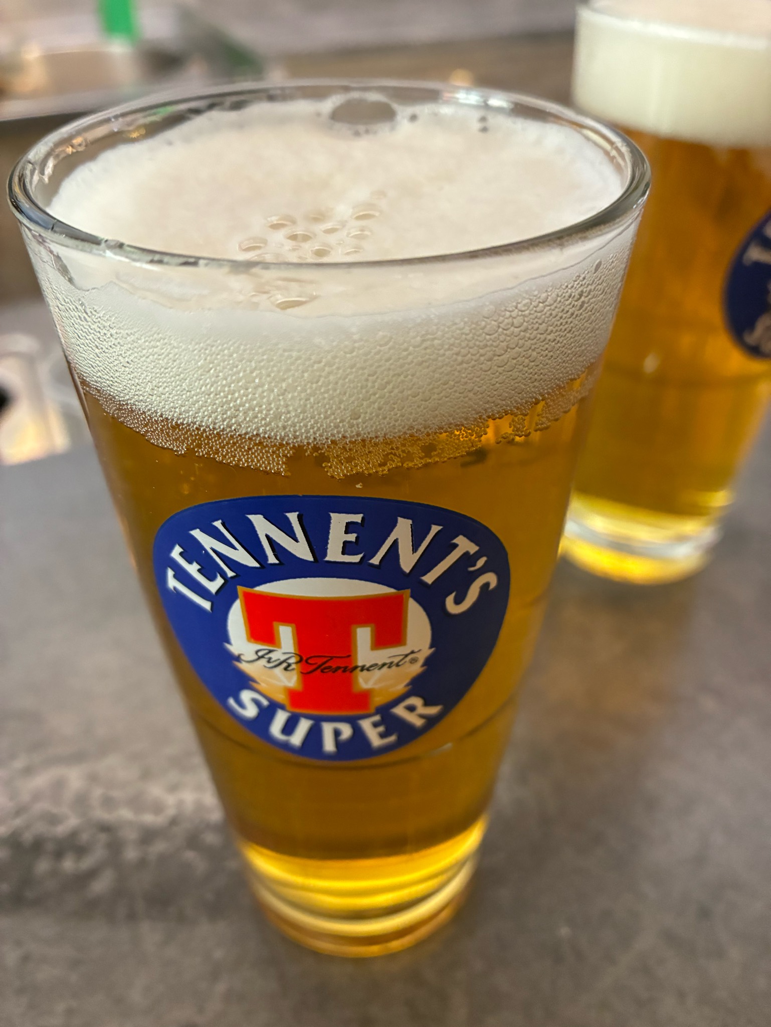 Tennent's Super, Scotland
