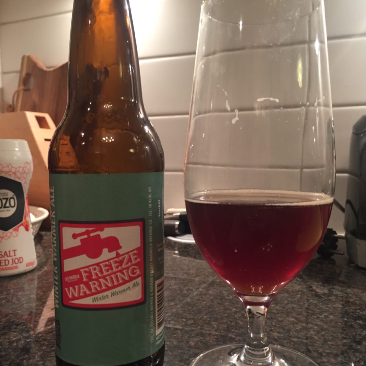 Freeze Warning Winter Warmer Ale, United States