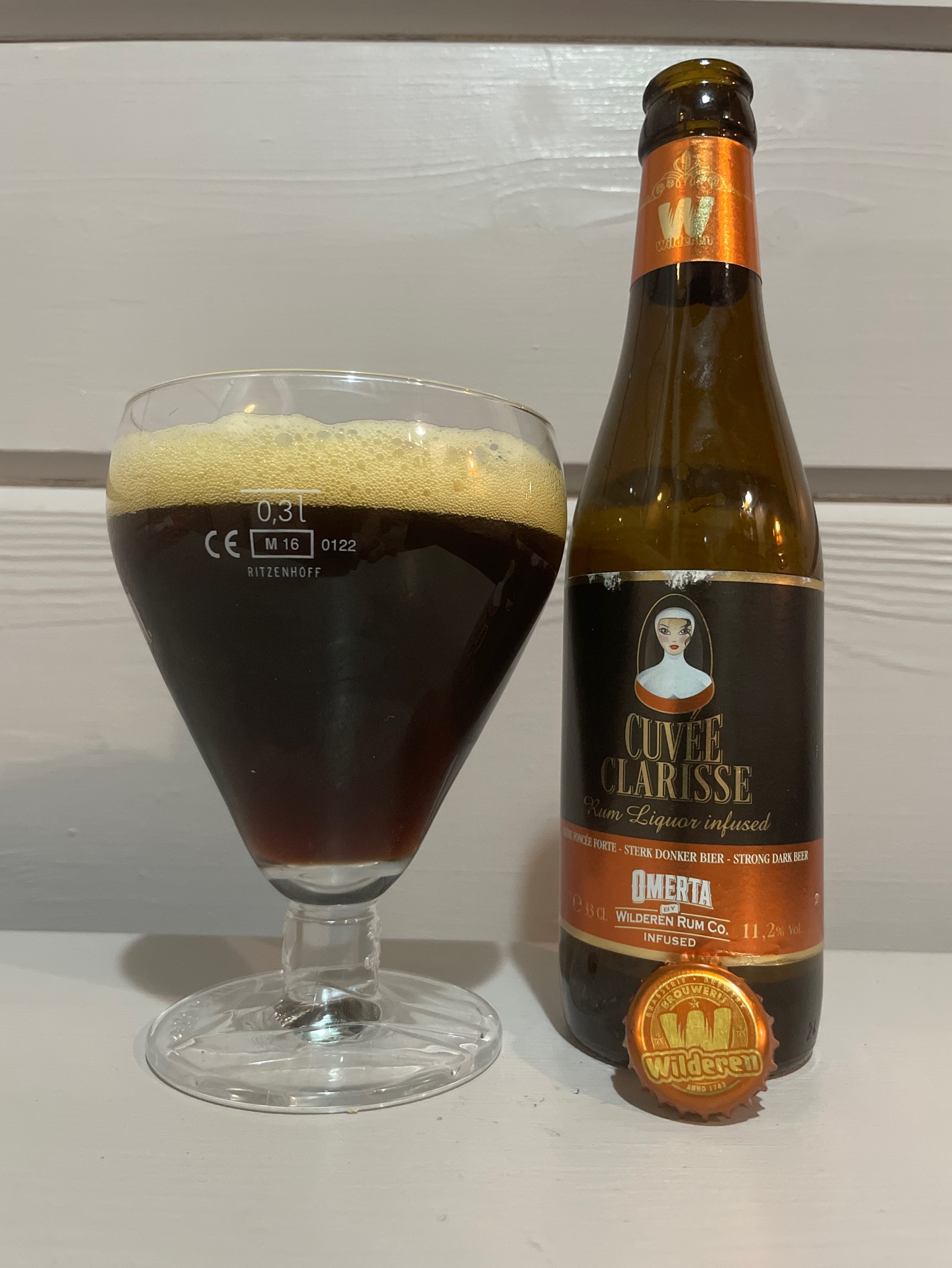 Cuvée Clarisse Omerta Rum Liquor Infused, Brouwerij Wilderen