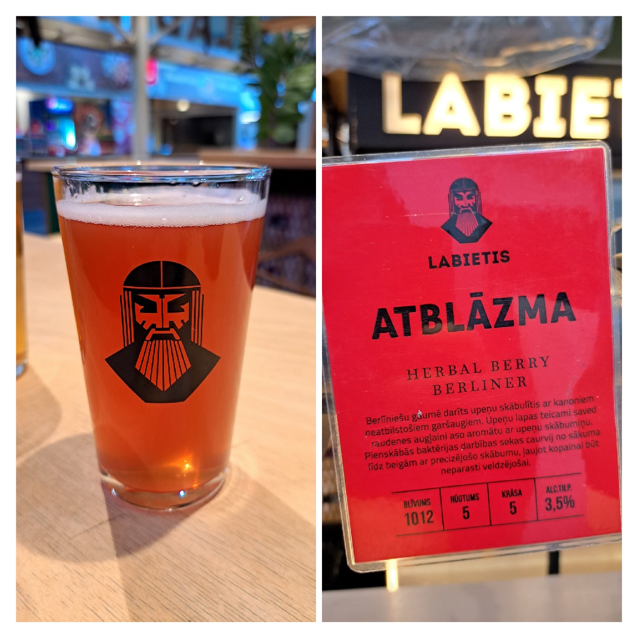 Atblāzma, Latvia