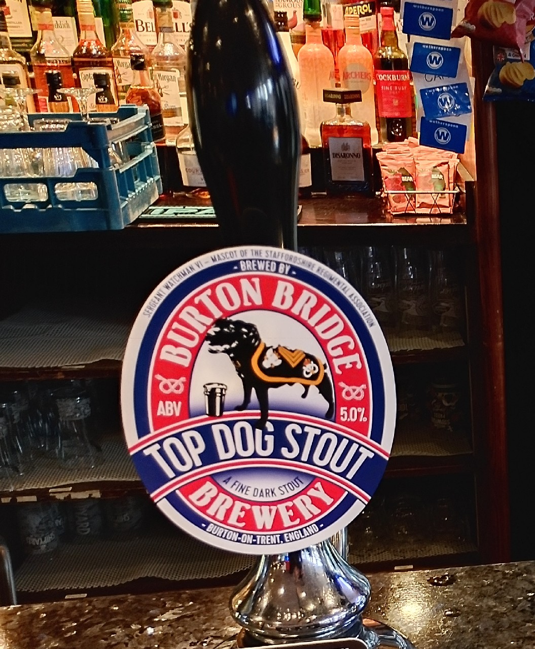 Top Dog Stout, Burton Bridge Brewery