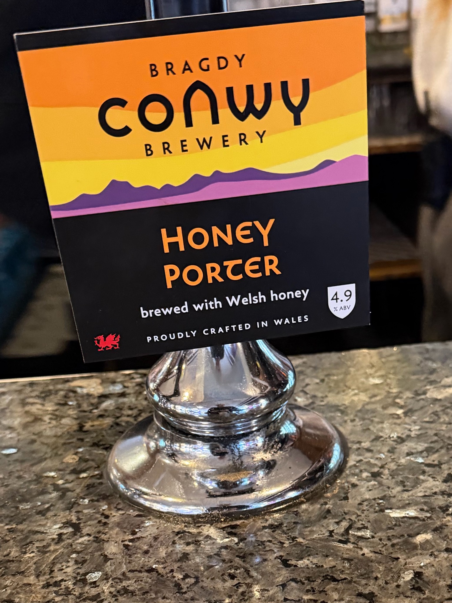 Honey Porter, Conwy Brewery