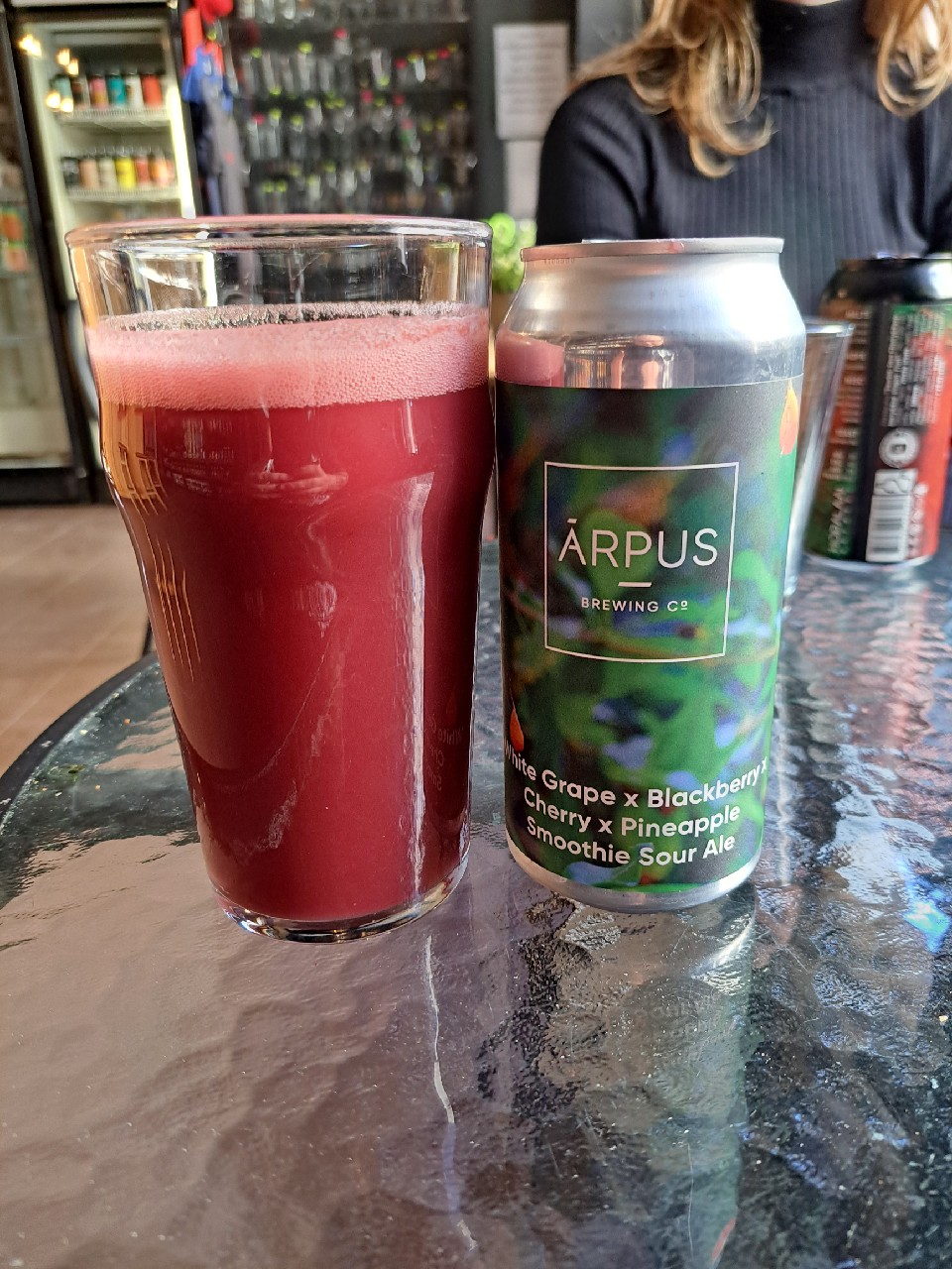 White Grape X Blackberry X Cherry X Pineapple Smoothie Sour Ale, Ārpus Brewing Co.