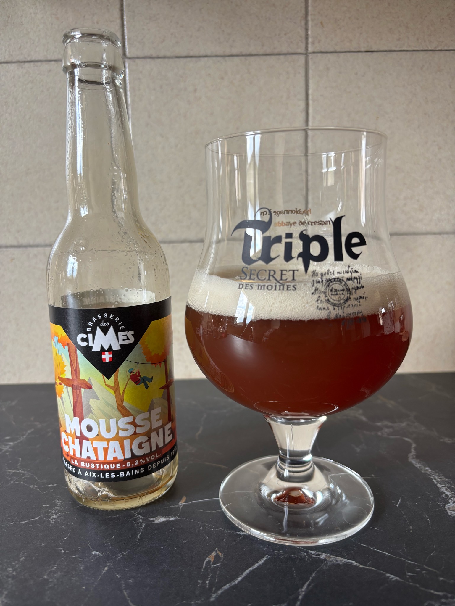 Mousse Châtaigne, Brasserie Des Cimes